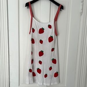 Strawberry Embroidered Summer dress